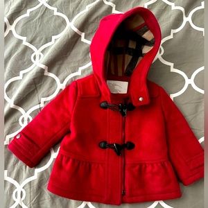 Burberry Girls wool coat 18m-2T
